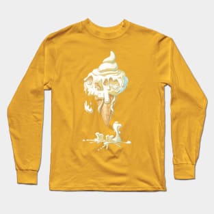 Skull Cone (vanilla) Long Sleeve T-Shirt
